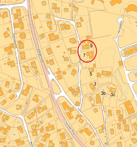 Kart - Losbyen - Erlings eiendom